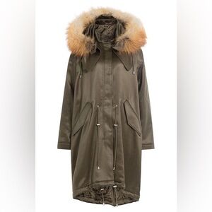 Alexander McQueen satin parka